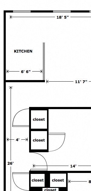 2 bedroom floor plan